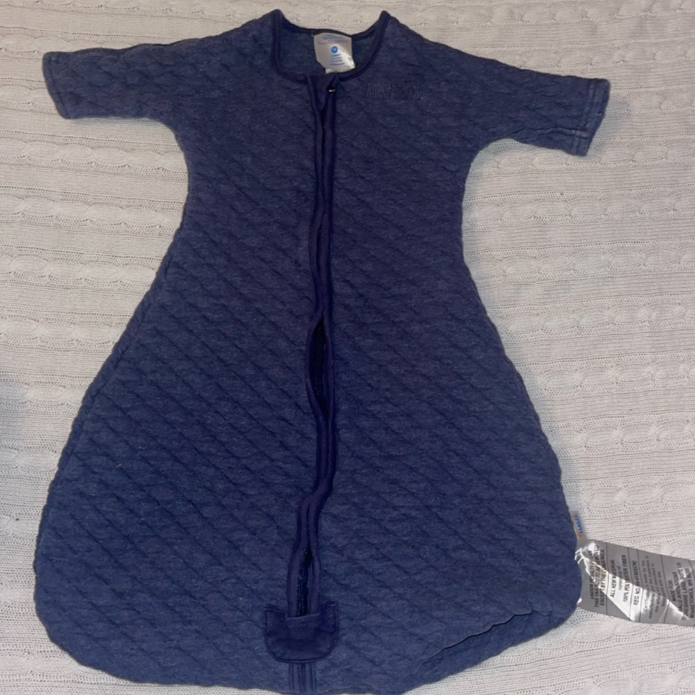 Halo sleepsack sleep sack easy transition medium quilted blue 19 to 24 lbs